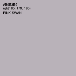 #B9B3B9 - Pink Swan Color Image
